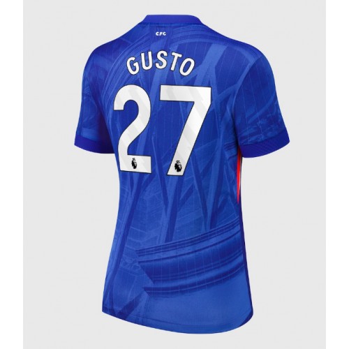 Chelsea Malo Gusto #27 Replica Home Stadium Shirt for Women 2025-26 Short Sleeve